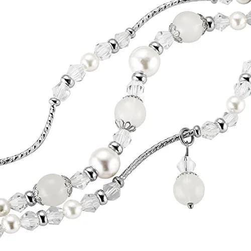 Simpeak Beaded Bracelet Band Compatible with Apple Watch Series 11/10 42mm | Fashion Elastic Strap for Women thumbnail 7