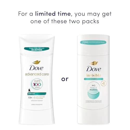 Dove Advanced Care Sheer Cool Invisible Antiperspirant Deodorant Stick 77ml (2.6 oz) | 72-Hour Sweat & Odor Protection thumbnail 3