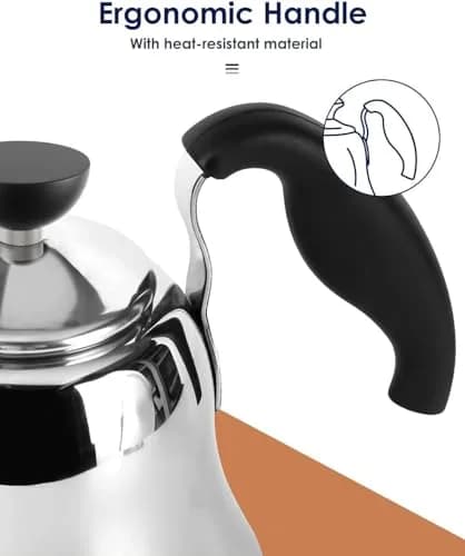 Chefbart Gooseneck Tea Kettle 800ml (28oz) | Precise Pour Over Coffee & Tea thumbnail 4