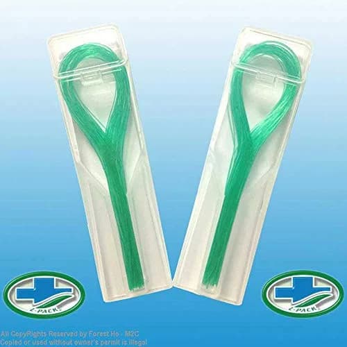 Lit-Pack Dental Floss Threader for Crowns, Bridges, Implants | 140 Strands (35 per pack, 4 packs total) thumbnail 5