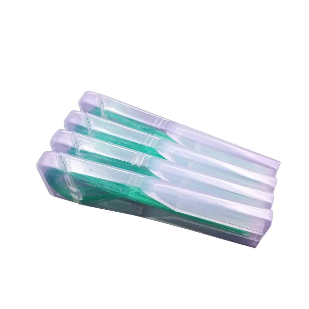 Lit-Pack Dental Floss Threader for Crowns, Bridges, Implants | 140 Strands (35 per pack, 4 packs total) - view 2