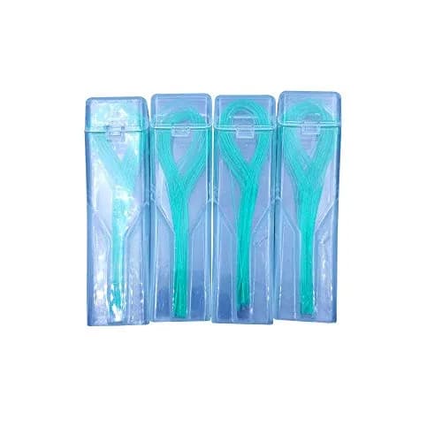 Lit-Pack Dental Floss Threader for Crowns, Bridges, Implants | 140 Strands (35 per pack, 4 packs total) thumbnail 3