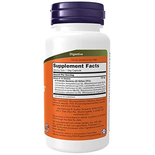 Now Foods Probiotic-10 25 Billion | 100 Count (Pack of 3) for Digestive Support in India thumbnail 2