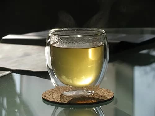 Gmark 2.7 oz Double Wall Glass Espresso Cups Set of 4 | Insulated Borosilicate Mini Demitasse Cups for Coffee & Tea thumbnail 5