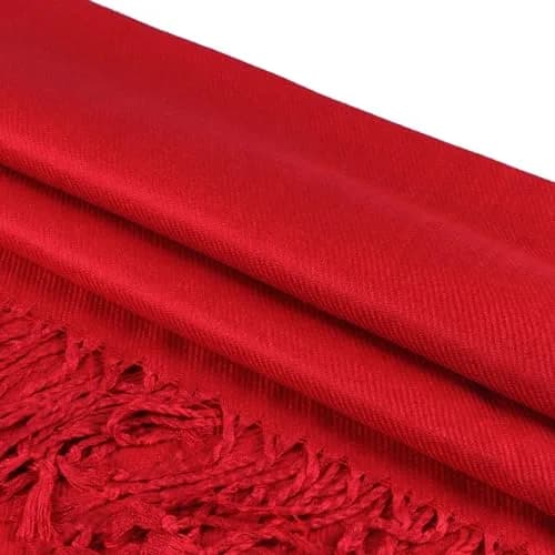 TZ Promise Women Shawl Wrap Scarf for Evening Dresses Formal Wedding Travel | Solid Color, 28x72 inches, Soft Viscose thumbnail 4