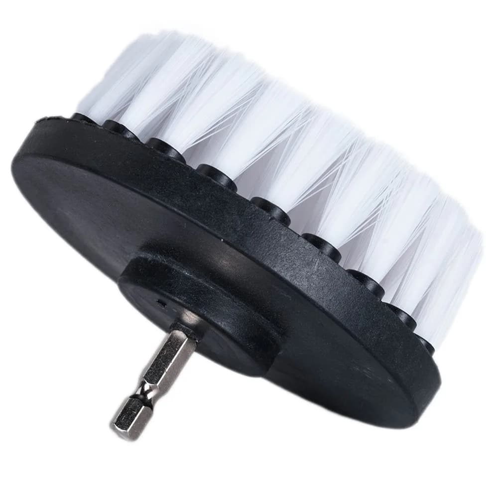 HIFROM 4-inch Soft Bristle Drill Brush Attachment | Cleans Carpets, Upholstery, Leather & Glass - view 6