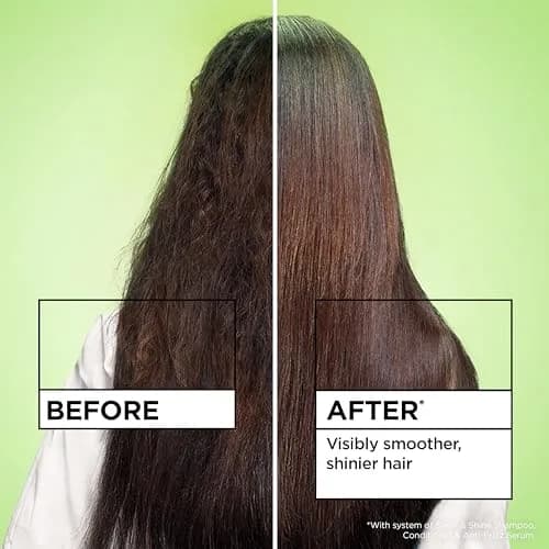 Garnier Fructis Sleek & Shine Anti-Frizz Hair Serum 156ml (5.1 Fl Oz x2) | 72-Hour Frizz Control for Dry Hair thumbnail 3