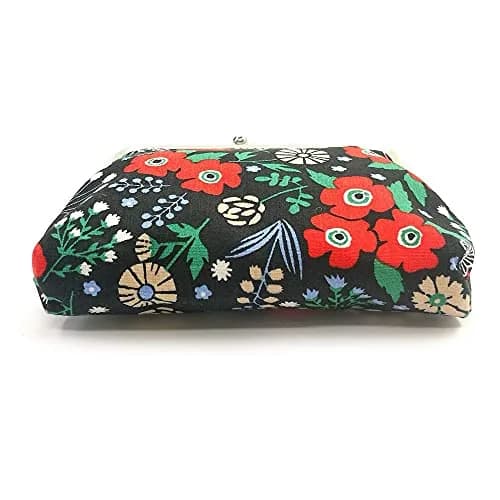 Sanxiner Cute Floral Kiss-Lock Coin Purse 10.5cm (4.13in) | Vintage Style Change Holder with 2 Compartments thumbnail 5
