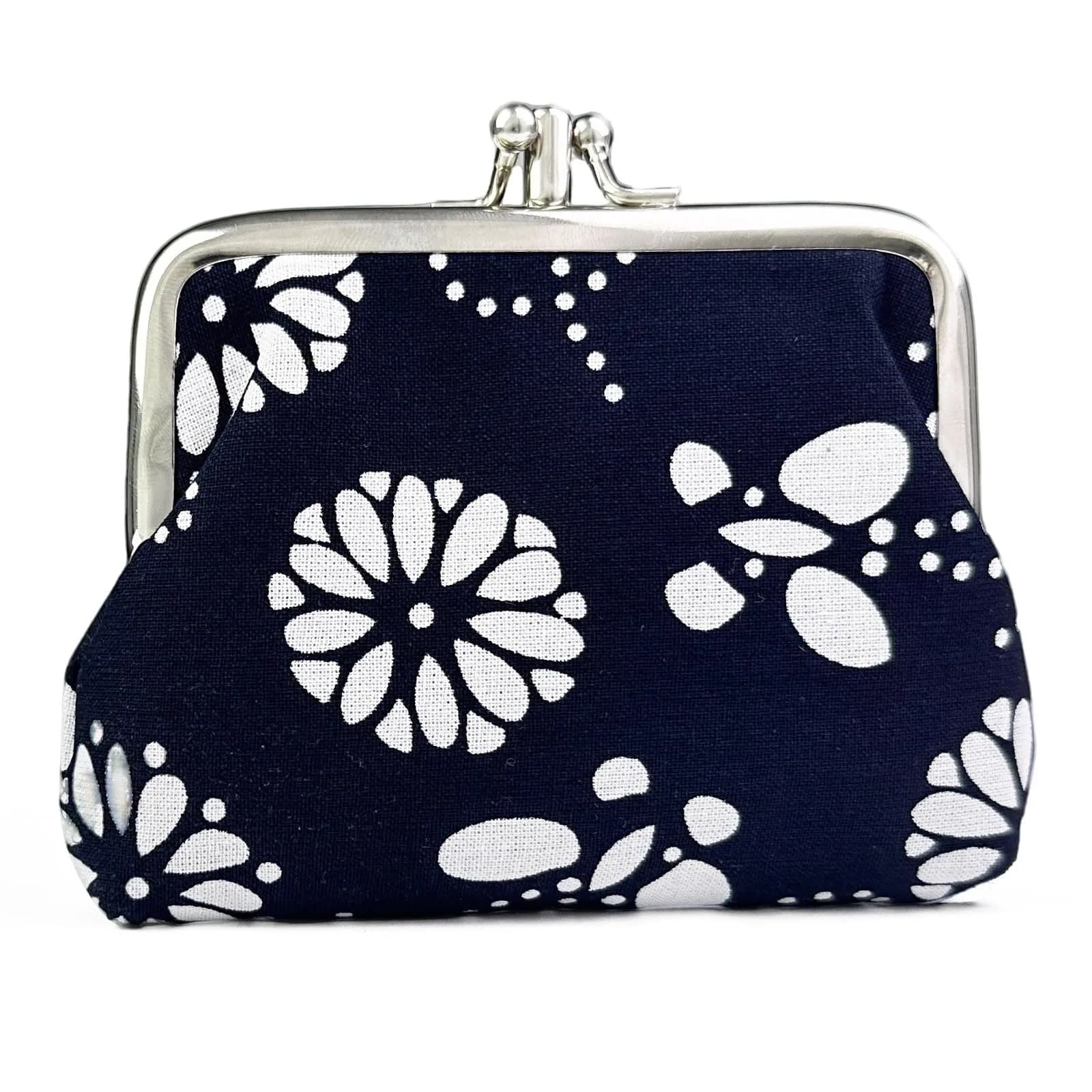 Sanxiner Cute Floral Buckle Coin Purse 1.9cm (0.75in) | Kiss-Lock Change Purse with 2 Compartments - view 4