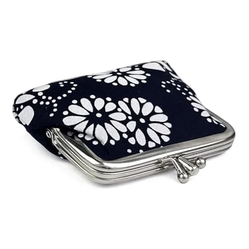 Sanxiner Cute Floral Buckle Coin Purse 1.9cm (0.75in) | Kiss-Lock Change Purse with 2 Compartments thumbnail 5