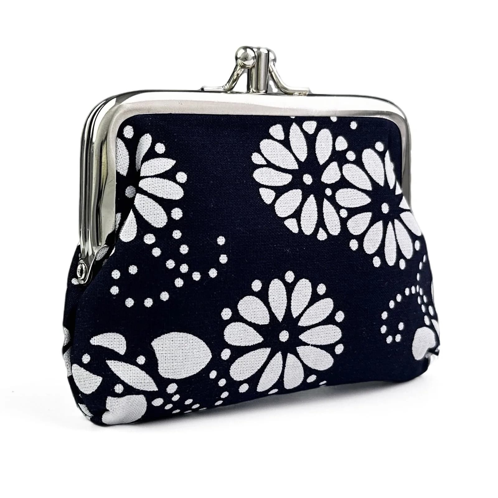 Sanxiner Cute Floral Buckle Coin Purse 1.9cm (0.75in) | Kiss-Lock Change Purse with 2 Compartments - view 3