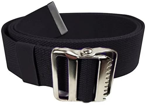 LiftAid Black Transfer and Gait Belt 152 cm (60 Inch) with Metal Buckle and Loop | Walking, Standing and Transfer Assist Aid for Seniors thumbnail 6