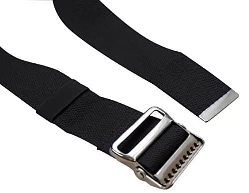LiftAid Black Transfer and Gait Belt 152 cm (60 Inch) with Metal Buckle and Loop | Walking, Standing and Transfer Assist Aid for Seniors thumbnail 8
