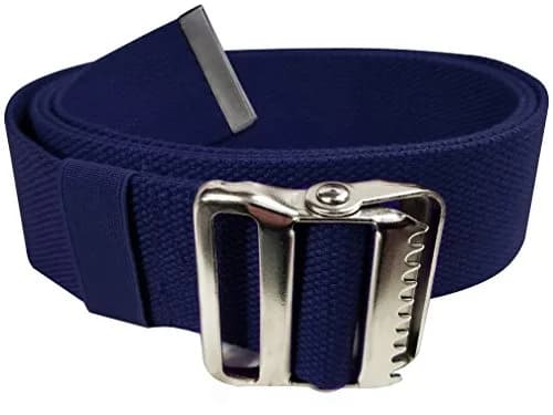 LiftAid Transfer and Gait Belt 60 Inch (152 cm) with Metal Buckle and Loop | Walking, Standing and Transfer Assist Aid for Seniors thumbnail 1