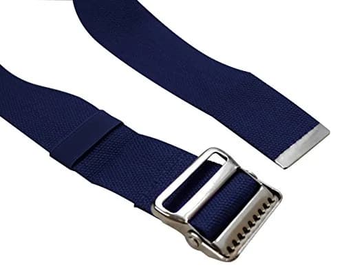 LiftAid Transfer and Gait Belt 60 Inch (152 cm) with Metal Buckle and Loop | Walking, Standing and Transfer Assist Aid for Seniors thumbnail 7