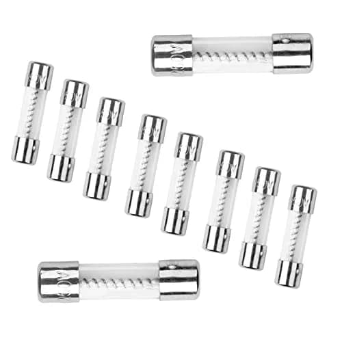 COMPSTUDIO 6.3A 250V Glass Slow Blow Fuse 20x5mm | Time-Delay, 10 Pack thumbnail 1