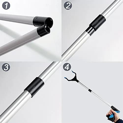 ZAYAD Reacher Grabber Tool 45cm (17.7") | Foldable Litter Picker with Rotating Head for Easy Grabbing thumbnail 6