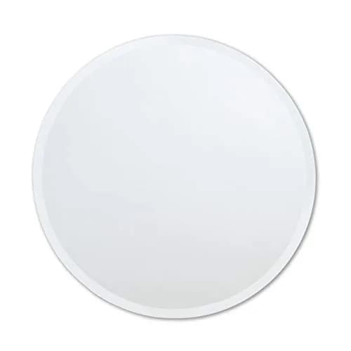 The Better Bevel Frameless Round Circle Mirror 24" x 24" | Beveled Edge Bathroom Wall Mirror thumbnail 1