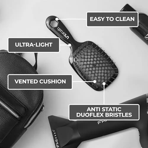 FHI Heat UNbrush Detangling Brush for Wet & Dry Hair | Anti-Static, Vented, Lightweight thumbnail 4