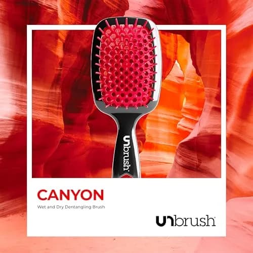 FHI Heat UNbrush Detangling Brush for Wet & Dry Hair | Anti-Static, Lightweight, All Hair Types thumbnail 6