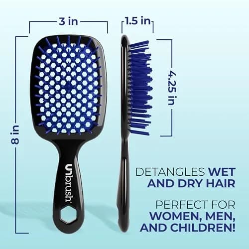 FHI Heat UNbrush Detangling Hair Brush Galaxy Blue | Pain-Free Wet & Dry Hair Care thumbnail 4