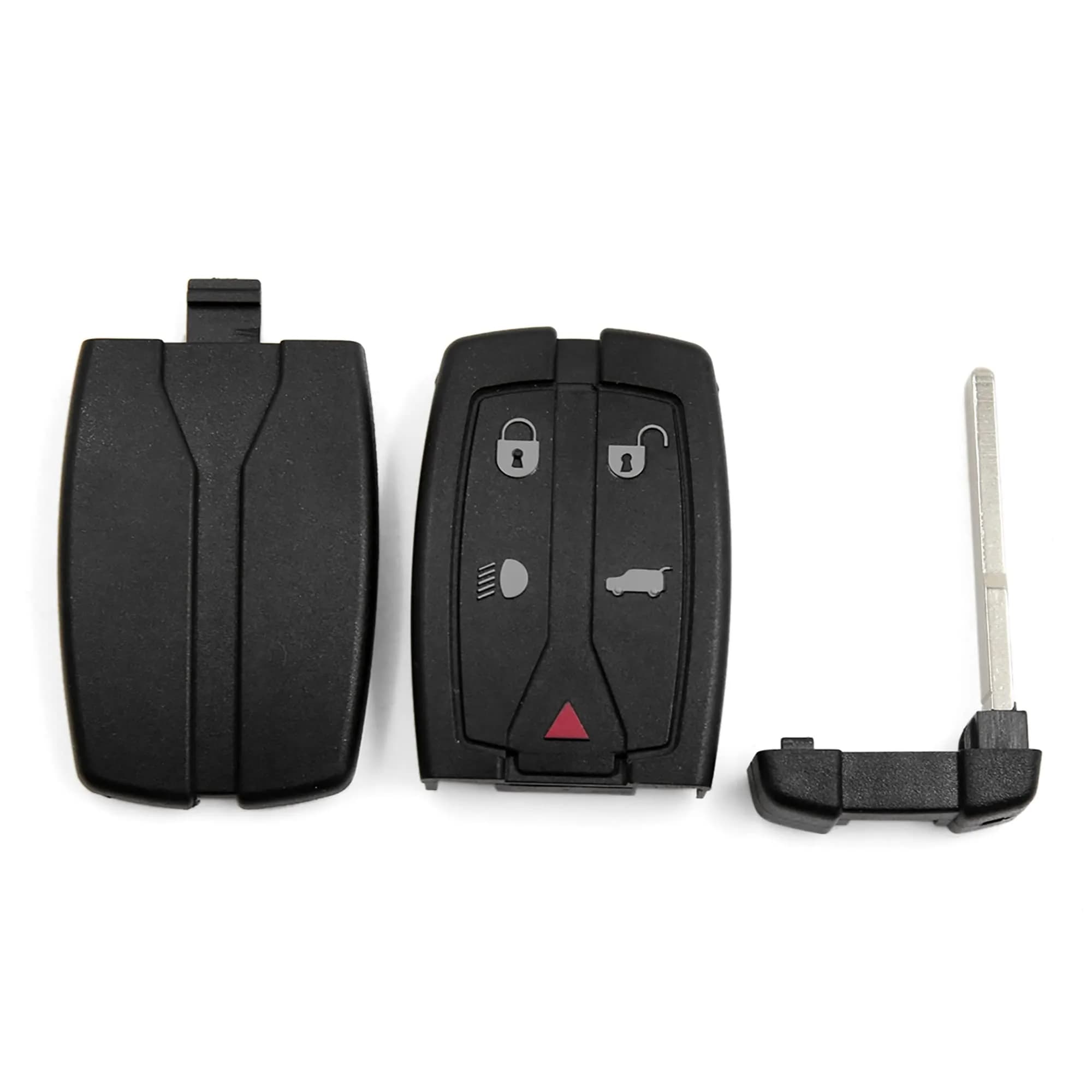 uxcell 5 Button Key Fob Shell Case for Land Rover Freelander Discovery 2 - Black | Aftermarket Replacement — Black