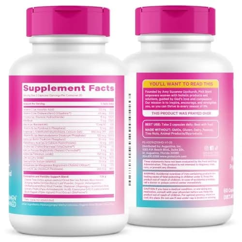 Pink Stork Fertility Supplements for Women, 60 Capsules | Supports Conception & Hormone Balance thumbnail 8