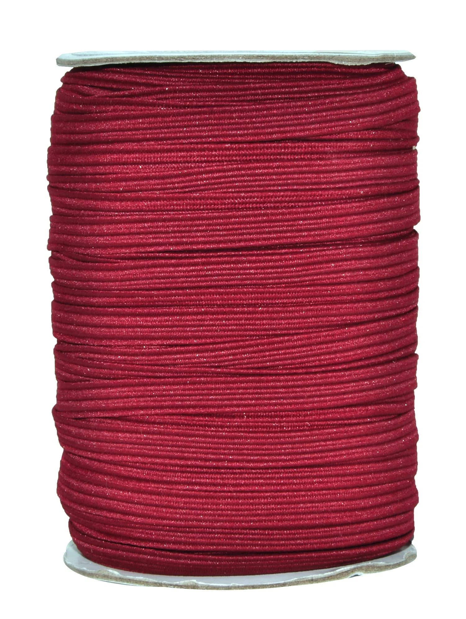 Mandala Crafts 50 Yards ¼ Inch 6mm Maroon Elastic Bands for Sewing | Resilient & Soft Flat Elastic Cord thumbnail 7