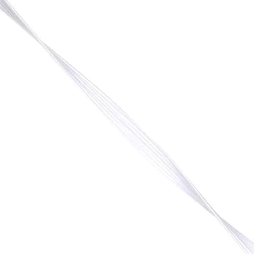 Mandala Crafts 50 Yards ¼ Inch 6mm White Elastic Bands for Sewing | Resilient & Soft Flat Elastic Cord thumbnail 8