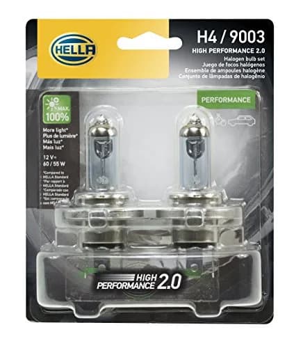 Hella 9003 2.0TB Twin Blister Kit High Performance Bulb, 12V, 65/55W | Max Light Output for Safe Driving thumbnail 3