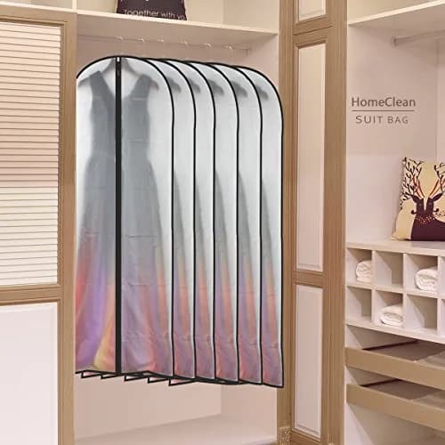 HomeClean Garment Protector Cover 24'' x 54'' | Breathable, Washable & Dust-Free (70-120 chars) thumbnail 8