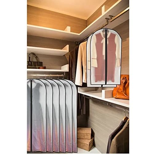 HomeClean Garment Protector Cover 24'' x 54'' | Breathable, Washable & Dust-Free (70-120 chars) thumbnail 9