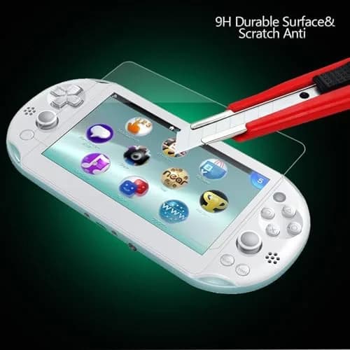 AKWOX Screen Protector for PS Vita 2000 | 9H Tempered Glass & HD PET Back Film thumbnail 4