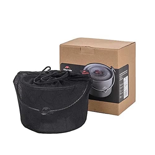 Naturehike 4.2 Quart (4L) Aluminum Hanging Pot with Lid | Lightweight Outdoor Cooking Pot for Camping Hiking Picnic Travel thumbnail 6