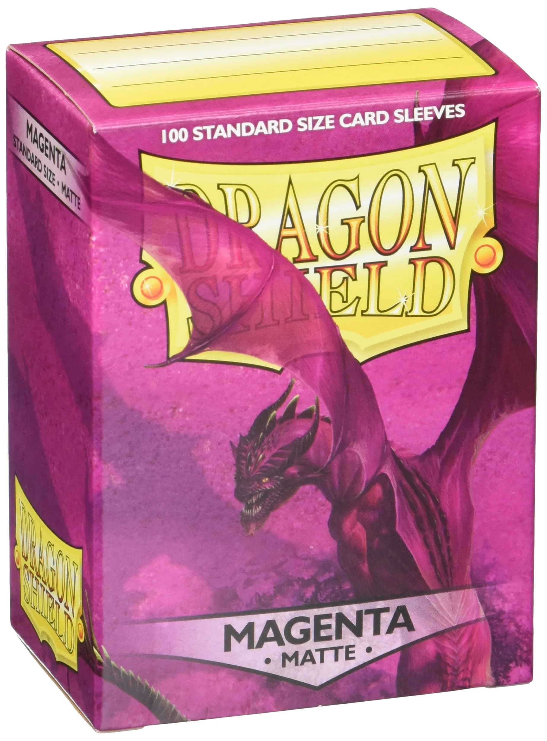 Dragon Shield Standard Size Matte Sleeves (100 CT, Magenta) | Premium TCG Card Protection thumbnail 4