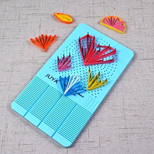JUYA 2-in-1 Quilling Knitting Board with Pin Board and Grooves | Compact Art & Craft Tool for Paper Designs thumbnail 6