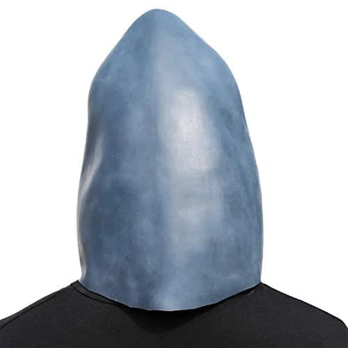 CreepyParty Shark Mask for Adults, Natural Latex Full Head Mask | Scary Sea Creature Costume for Halloween & Cosplay thumbnail 6