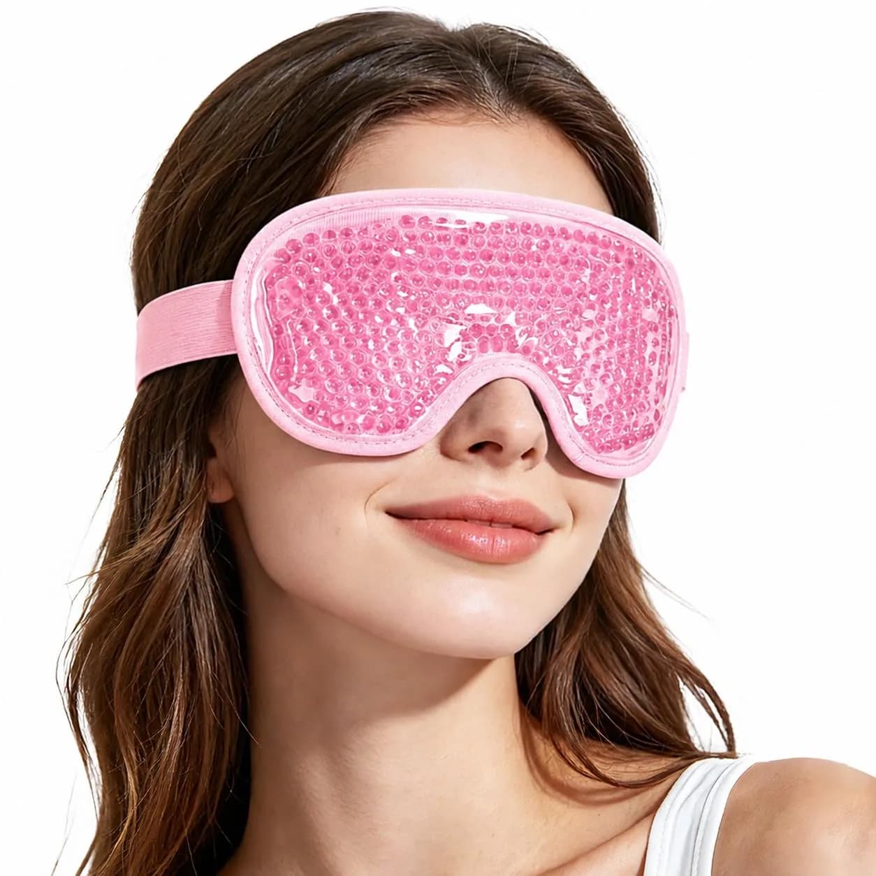 NEWGO Cooling Eye Mask for After Surgery, Reusable Gel Face Ice Pack, Blue (127 g) | Soothing Relief for Puffy Eyes, Headaches, Dark Circles - main product image