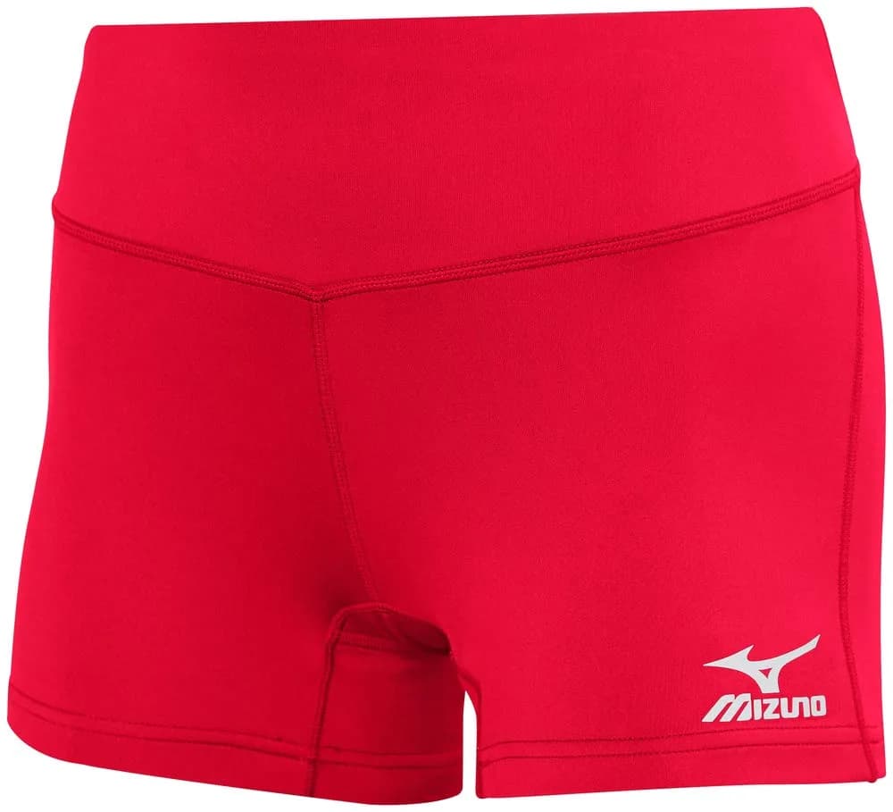 Mizuno Women's Victory 3.5" Inseam Volleyball Shorts Red | Lightweight, Supportive Activewear for Women