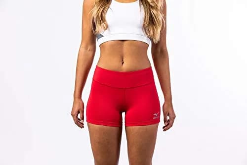 Mizuno Women's Victory 3.5" Inseam Volleyball Shorts Red | Lightweight, Supportive Activewear for Women thumbnail 3