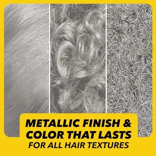 Got2B Metallics Permanent Hair Color M71 Metallic Silver 1 Count Cream | Multi-Dimensional Metallic Look thumbnail 4