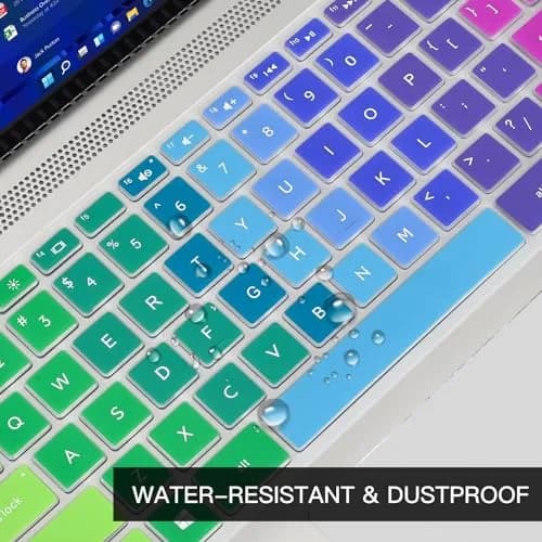 CaseBuy Keyboard Cover for HP 14 Series | Durable Silicone, Washable & Dustproof (29cm x 10.9cm) thumbnail 5