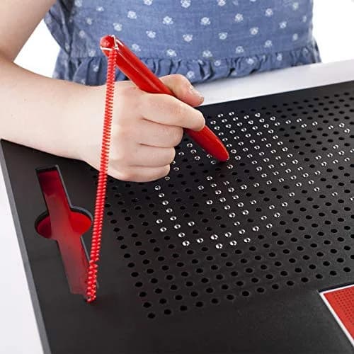 Guidecraft Magna Tablet with 10 Double-sided Design Cards | Magnetic Drawing Board for Kids, S.T.E.M Learning & Educational Toy (12"L x 10"W) thumbnail 8