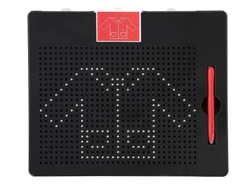 Guidecraft Magna Tablet with 10 Double-sided Design Cards | Magnetic Drawing Board for Kids, S.T.E.M Learning & Educational Toy (12"L x 10"W) thumbnail 3