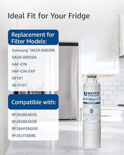 Waterspecialist Refrigerator Water Filter 2-Pack | NSF 42/372 Certified for Samsung DA29-00020B thumbnail 5
