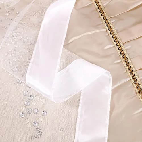 Mengersi Bed Canopy for Queen Size | Princess Bedroom Decoration & Mosquito Net (84x78x78 inches) thumbnail 5