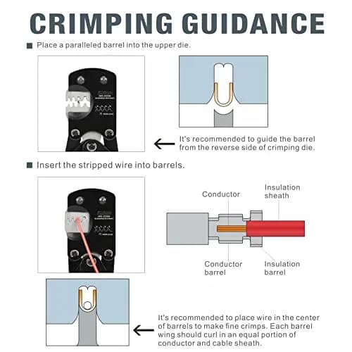 IWISS IWS-3220M Micro Connector Pin Crimping Tool 0.03-0.52mm² 32-20AWG | Precise, Durable, US-imported thumbnail 7