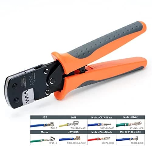 IWISS IWS-3220M Micro Connector Pin Crimping Tool 0.03-0.52mm² 32-20AWG | Precise, Durable, US-imported thumbnail 2