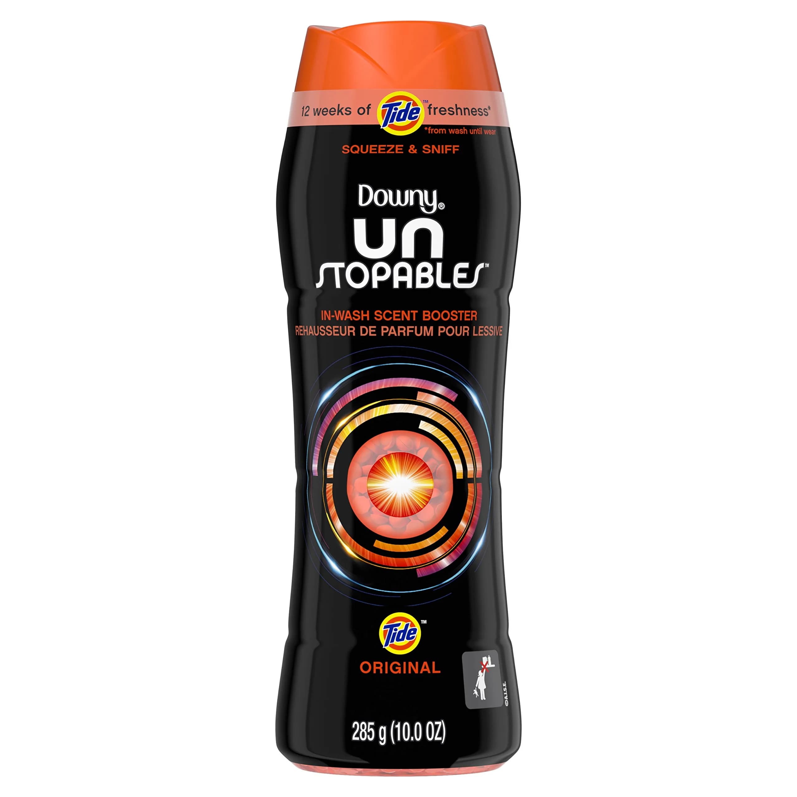 Downy Unstopables In-Wash Scent Booster Beads with Tide Original Scent, 14.8 oz (420g) - main product image