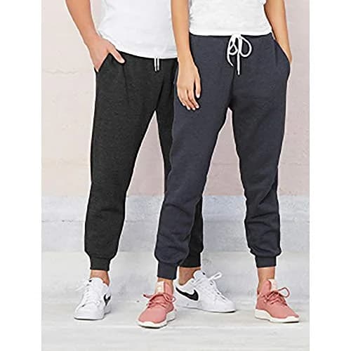 Bella + Canvas Unisex Jogger Sweatpant S Athletic Heather | Unisex Athletic Fit, Cotton Blend, Side Pockets thumbnail 5